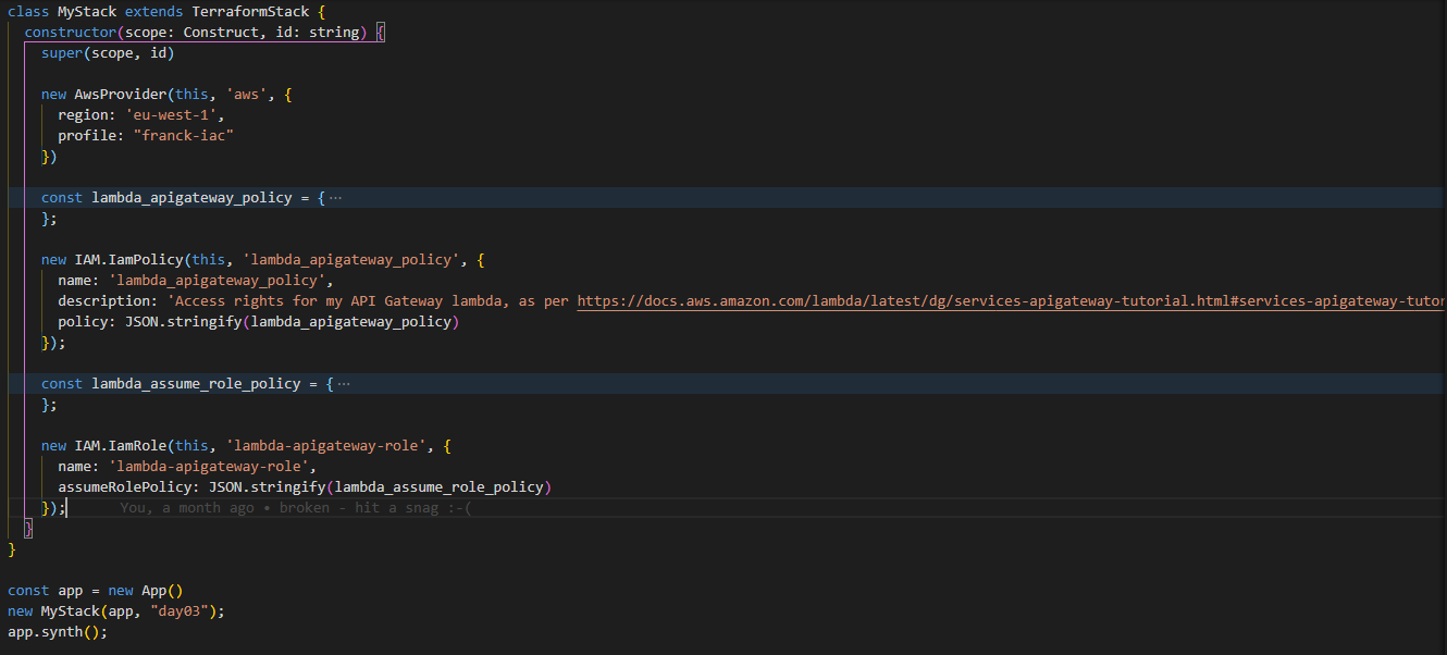 Terraform CDK - part 1