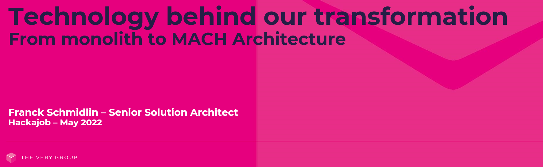 From monolithic to MACH architecture